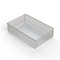 Anysizebasket Light Duty Basket: 12Lx8Wx1H, 304 SS, No Handles, Mesh: 4 x .032 FLB-120080030-N04S - alternate 1